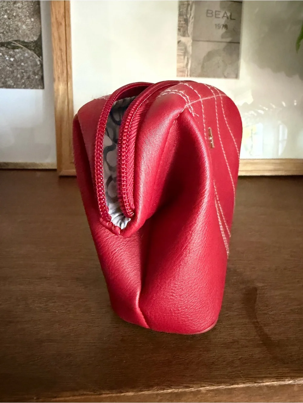 American Airlines Business Amenity Red Centennial 100 Years Bag